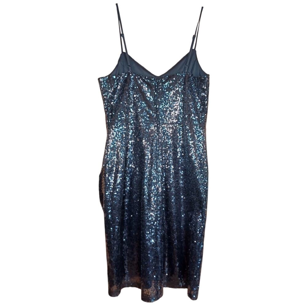 Speechless Black Sequin Cocktail Dress Women’s Large Vegas Outfit Club Birthday - Picture 5 of 8